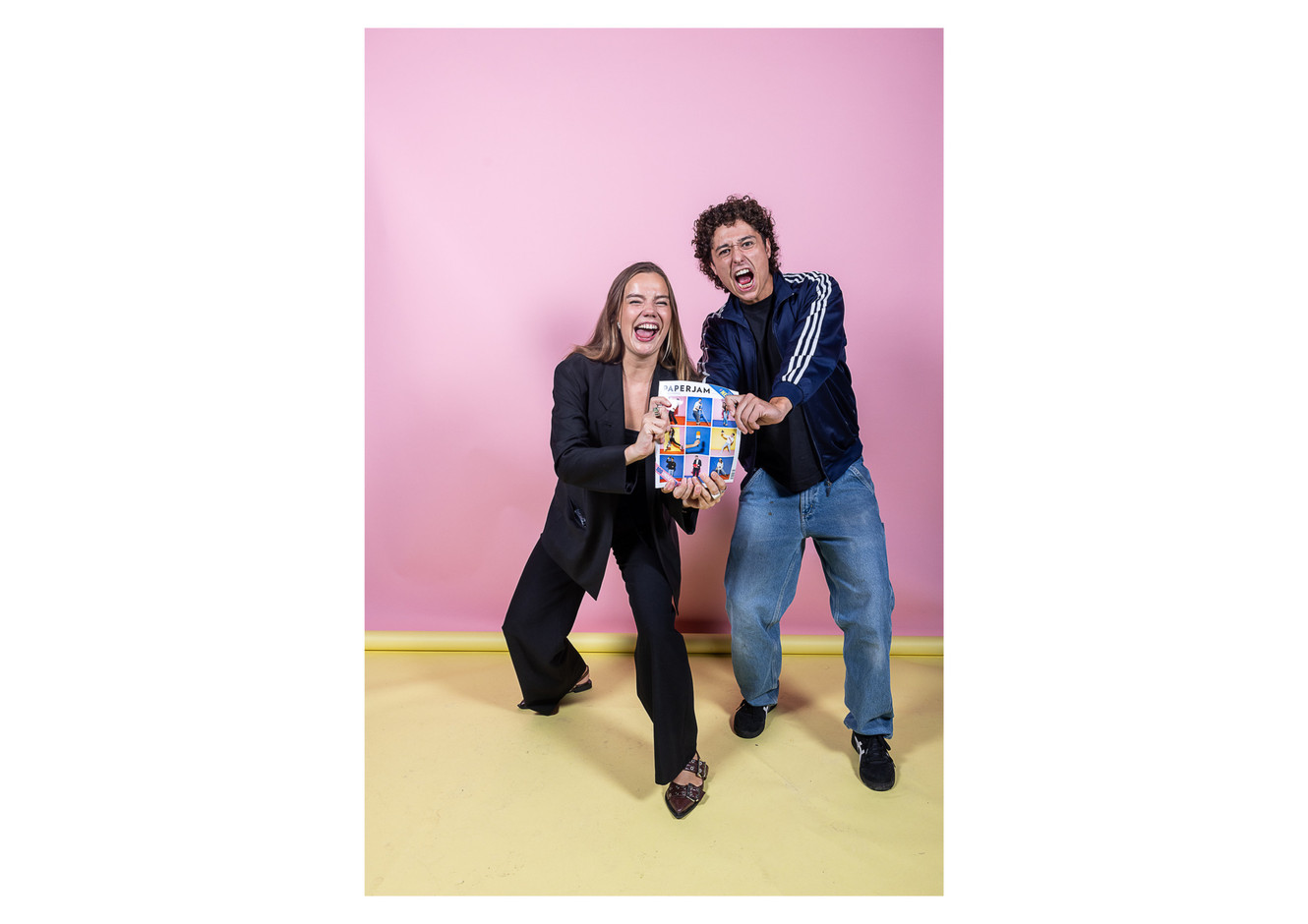 Marie-Jo Gutenkauf (Maison Moderne) and Davide Sorvillo (Skandal Agency). Photo: Eva Krins/Maison Moderne
