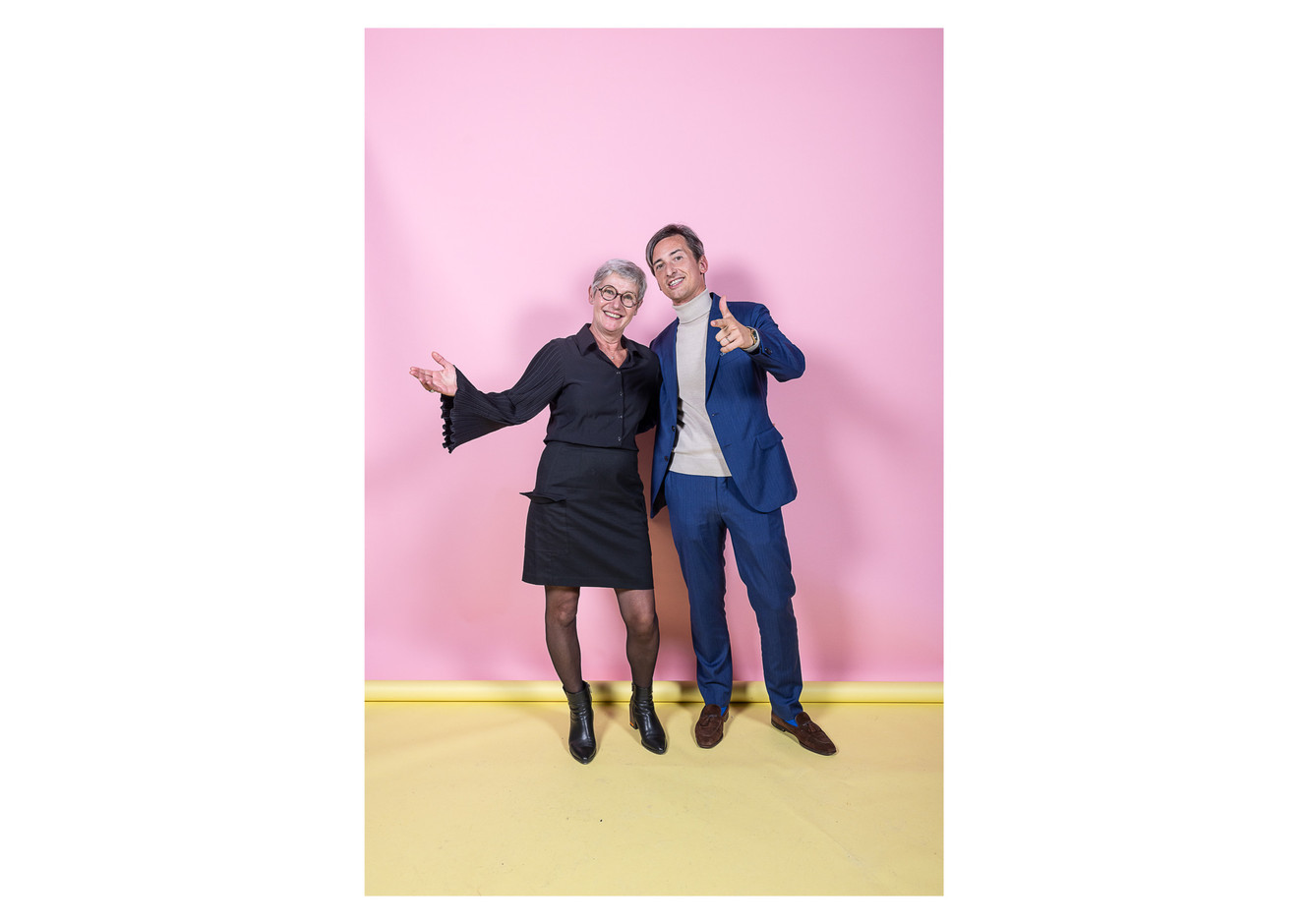 Nathalie Bourdeau and Leo Santoro (Maison Moderne). Photo: Eva Krins/Maison Moderne