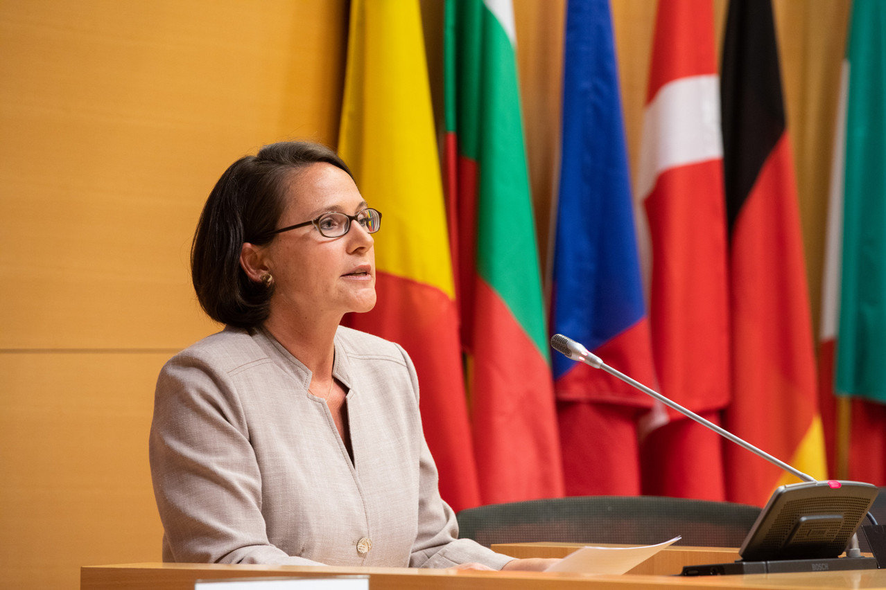 Yuriko Backes during her years at the European Commission Representation in Luxembourg. (Photo: Edouard Olszewski)