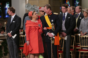Grand Duke Henri and Grand Duchess Maria Teresa at the royal wedding. Guy Wolff/Cour grand-ducale