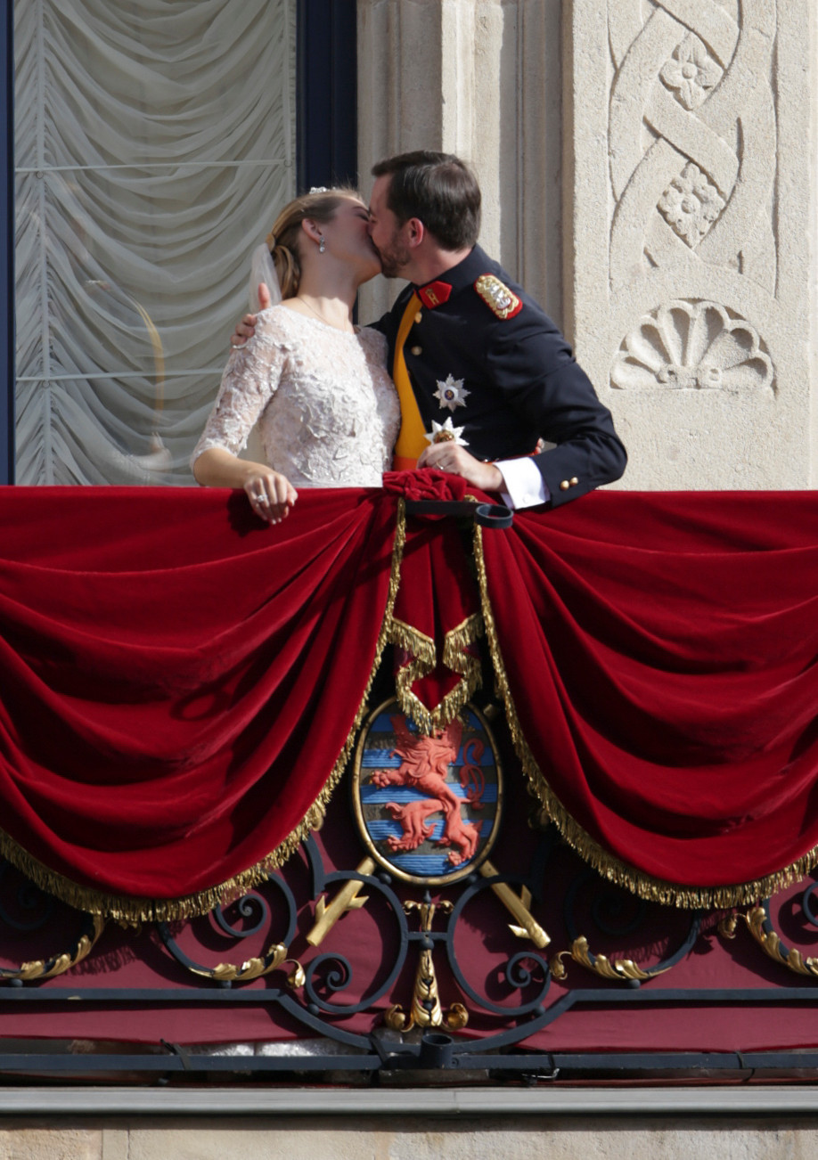Crown prince Guillaume and princess Stéphanie on 20 October 2012. Guy Wolff/Cour grand-ducale