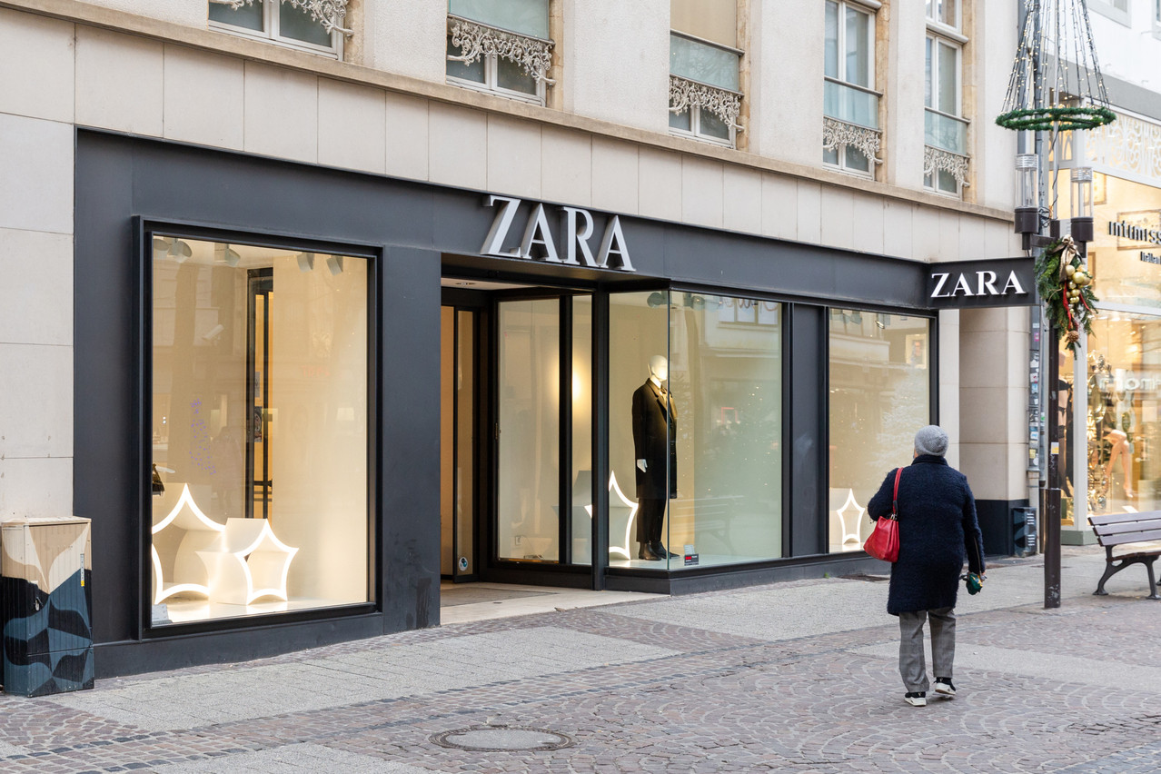 Zara, Inditex’s flagship brand, accounts for almost three-quarters of the group’s revenue. In 2020, Zara left the Grand Rue in Luxembourg City to move to the Cloche d’Or shopping centre. Photo: Romain Gamba/Archives