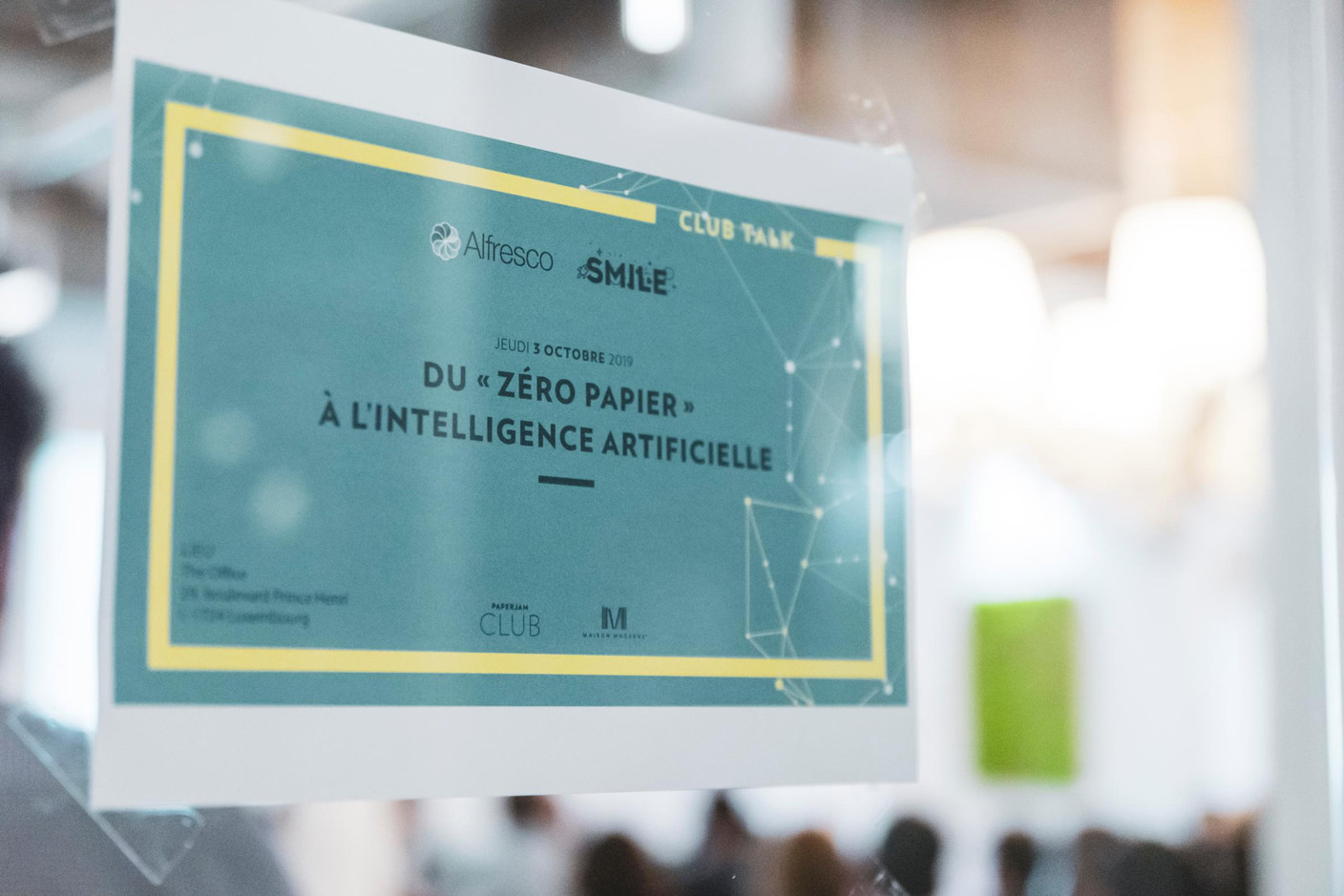 Table Ronde: Du «zéro papier» à l’intelligence artificielle – 03.10.2019 (Photo: Patricia Pitsch/Maison Moderne)