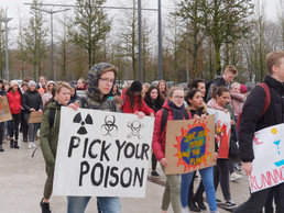 The young protesters will gather at Luxembourg city’s train station on 24 September at 10am. Photo: Marks Polakovs