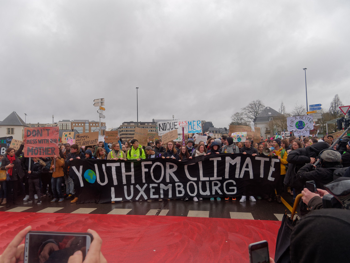 YFC Luxembourg demands carbon neutrality for the grand duchy by 2030 Photo: Marks Polakovs