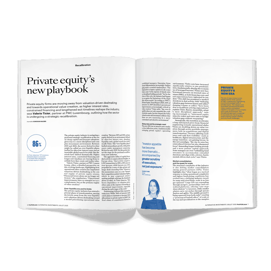 Private equity's new playbook. Photo: Maison Moderne