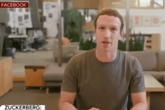Le patron de Facebook, une image animée par une intelligence artificielle à la voix imitée par une autre intelligence artificielle. L’ère du «deepfake» a commencé. (Photo: Capture d’écran Youtube)