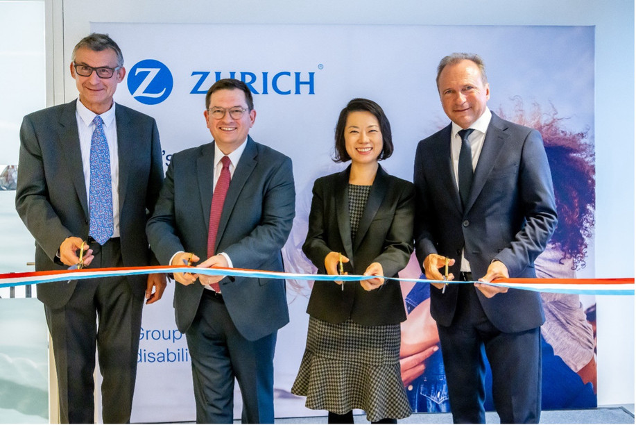 From left to right: Mr Markus Börlin, Mr Xavier Nevez, Ms Wendy Liu, Mr Gilles Roth. Photo: Zurich Eurolife