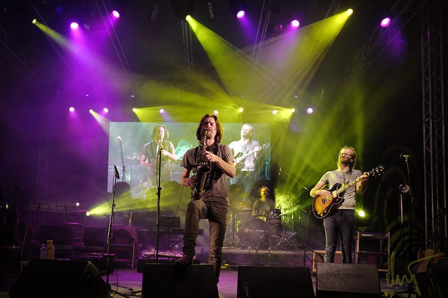 Vasko Atanasovski leads his lively band of Slovenian musicians for the opening concert at this year’s Cineast festival Cineast