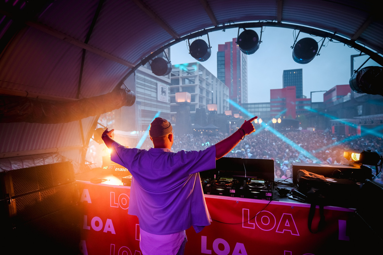 The Luxembourg Open Air electronic music festival will take place at Place de l’Europe on 8-9 September. Photo: Michiel Ton/LOA press kit