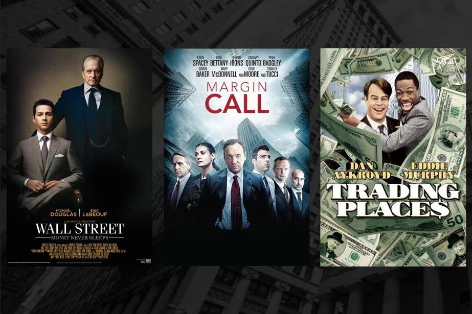 See one of these finance-themed films at Kinepolis Kirchberg, 19-21 March 2025. Photos: Wall Street, Margin Call, Trading Places